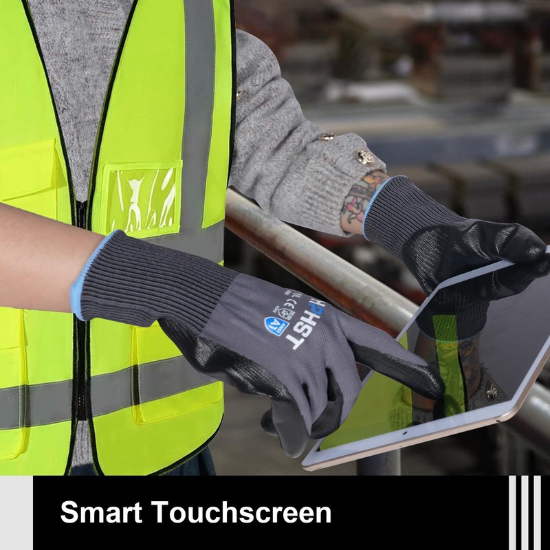 HPHST Work Gloves, 12 Pairs Work Gloves Men Women with