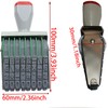 WANLIAN Classic Number Stamp 7mm 8 Band Rubber Numbering Stamp