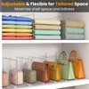 OKPOW Acrylic Shelf Dividers for Closet Organization - 10" Tall