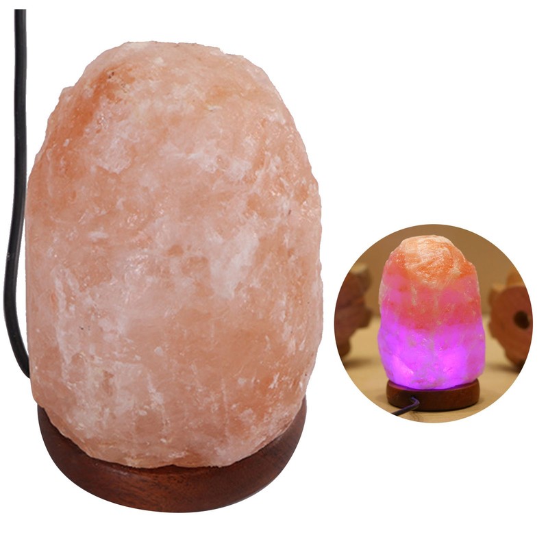 Himalayan Salt Lamp Colorful Changing LED Crystal Salt Lamp USB