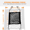 SARDVISA Upgrade Cargo Net for Motorcycle Helmet Storage, 10"X11" High-Elastic