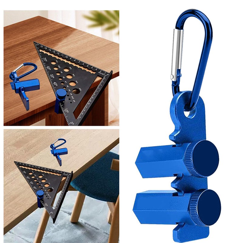 Stair Gauge Aluminum Alloy Hex Flat Gauge with Thumb Screw