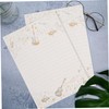 Operitacx 1 Set Gold-Plated Writing Paper Delicate Wedding Envelopes Envelopes