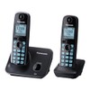 Panasonic 2 Teléfonos Inalámbricos KX-TG4112MEB DECT con Pantalla LCD de
