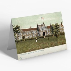 GREETING CARD - Vintage Illinois USA - Princeton University Class 1879 Dormitory