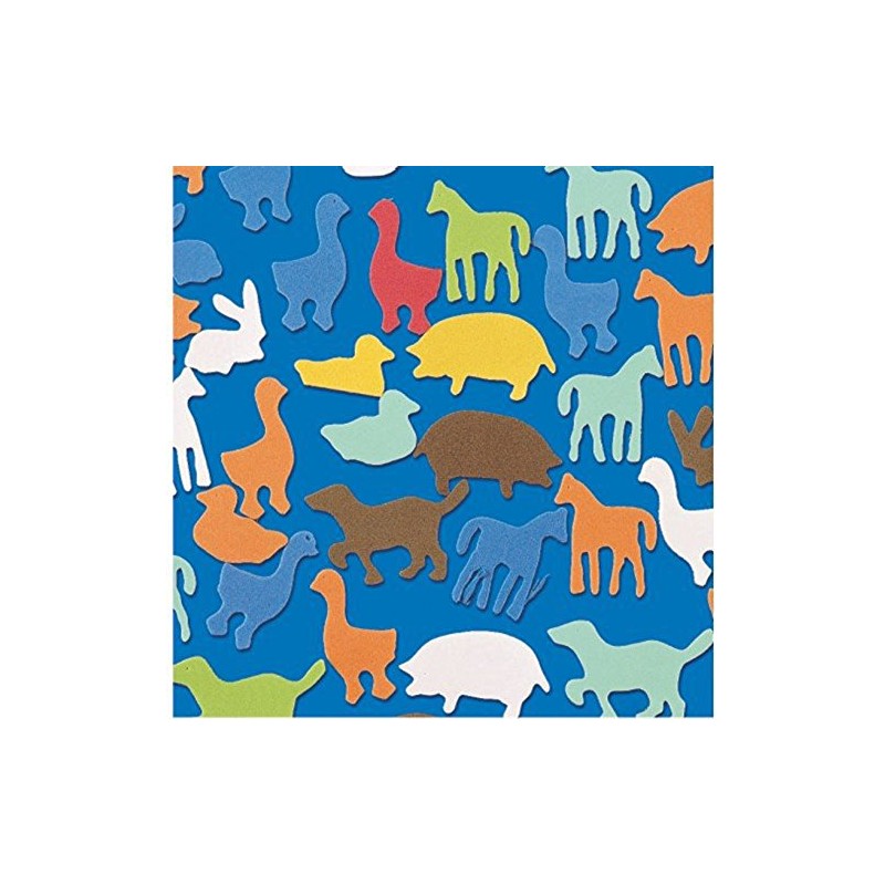 Foam Animal Shapes (Pack of 100)