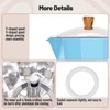 Vaolvpant 9 Cup Aluminum Moka Pot Classic Stovetop Espresso Coffee