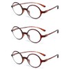 Calabria 721 Flexie Round Reading Glasses +0.75 Tortoise (3pack) Men/Women