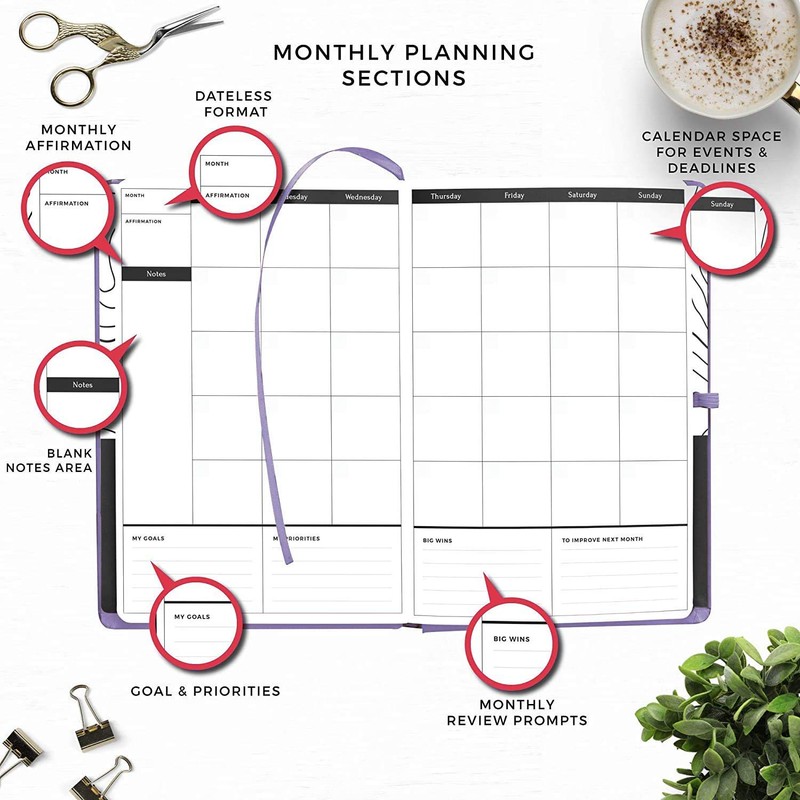 Smart Academic Planner - A5 Size 8.6 x 5.7 inches