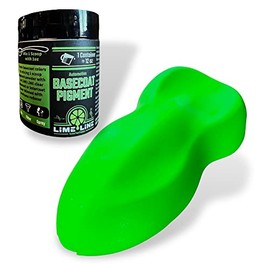 LiME LiNE Base Coat Maker Pigment Powder, Automotive Grade, Basecoat (Bright Green)