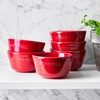 HENCKELS Ceramic 6-pc Round Ramekin Set - Cherry Red