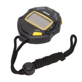 Electronic Stopwatch 2 Line Display 20 Lap Memory Digital Sports Stopwatch with Countdown Timer Clock and Alarm Function