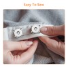 UKOFEW Pack of 20 Magnetic Buttons Sewing, Magnetic Button, Metal