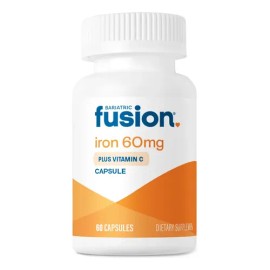 Bariatric Fusion Hierro 60mg Vitamina Suplemento Vegano Sabor