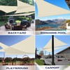 Windscreen4less 12'x12'x12' Waterproof Sun Shade Sail Triangle Shade Canopy Cover