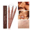 Face Freckle Pen,Natural Lifelike Freckle Makeup Pen,Waterproof Long Lasting (01-Gray,