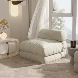 Daneey Convertible Folding Sofa Bed, Folding Chair Bed, Convertible Chair Bed Sleeper and Fold Out Couch, Foam Floor Sofa Couch Bed, Futon Sofa Bed for Bedroom/Living Room/Dorm