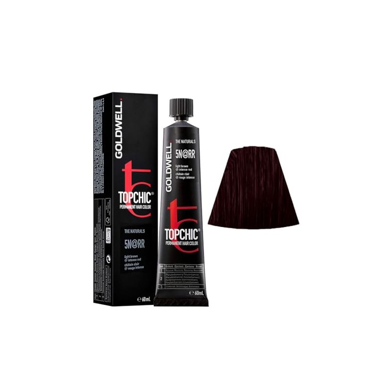 GOLDWELL Topchic 5N@RR Light Brown Intense Red tb 60ml