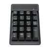 Wireless Number Pad Black 19 U Shaped Keys BT4.0 Battery
