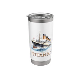 Titanic 1912 Vintage Titanic Expert Titanic Boys Girls Stainless Steel Insulated Tumbler