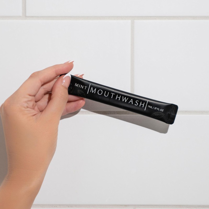 GMW Collection Travel Size Mouthwash Packets - Individual Mini Mouthwash