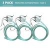 DWCHECK 3 Pack Pediatric Oxygen Mask for Face with 7
