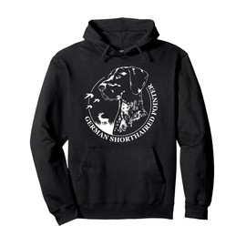 German Shorthaired Pointer Dog Portrait Wilsigns Pullover Hoodie