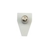 100 Pack Rok Hardware 5mm White Shelf Support Bracket Steel