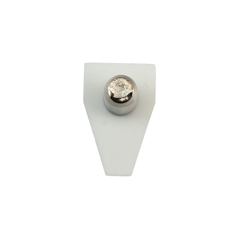 100 Pack Rok Hardware 5mm White Shelf Support Bracket Steel