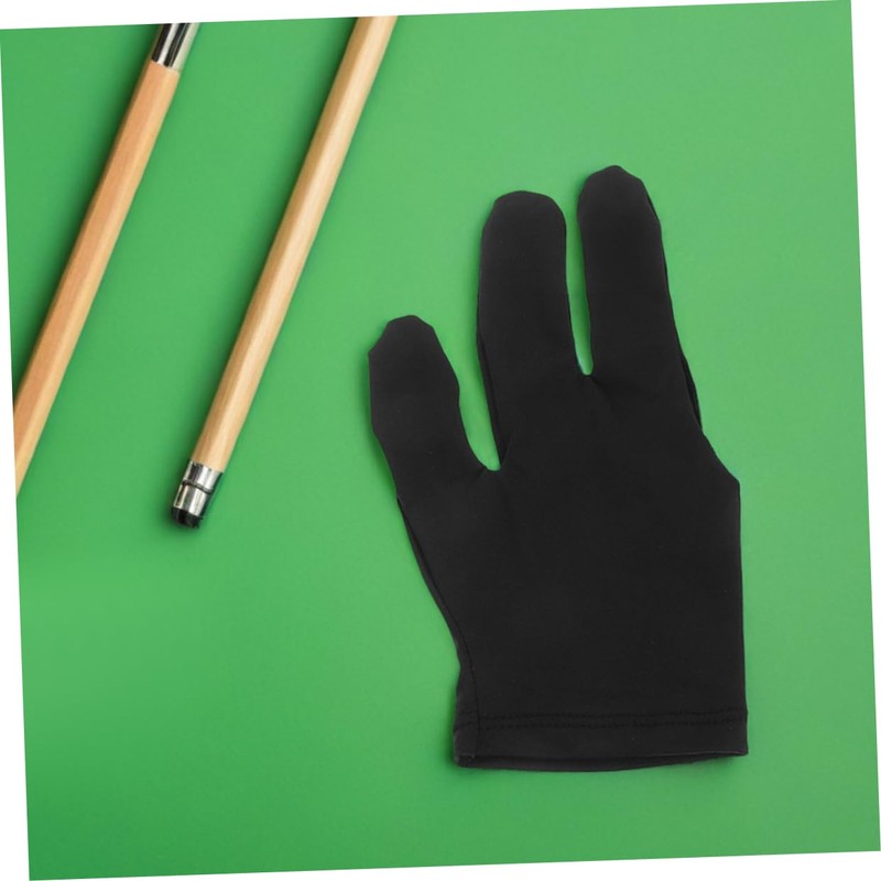 Kisangel 10pcs Lightweight Snooker Gloves for Men Women Finger Design