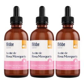 Aceite Rosa Mosqueta Kit 3 Pzas Virgen Prensado Frio 50ml Momento De Aplicación Día/noche Tipo De Piel Todo Tipo De Piel