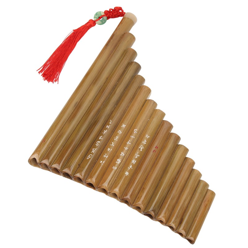 Pan Flute 15 Pipes G Key Chinese Traditional Musical Instrument