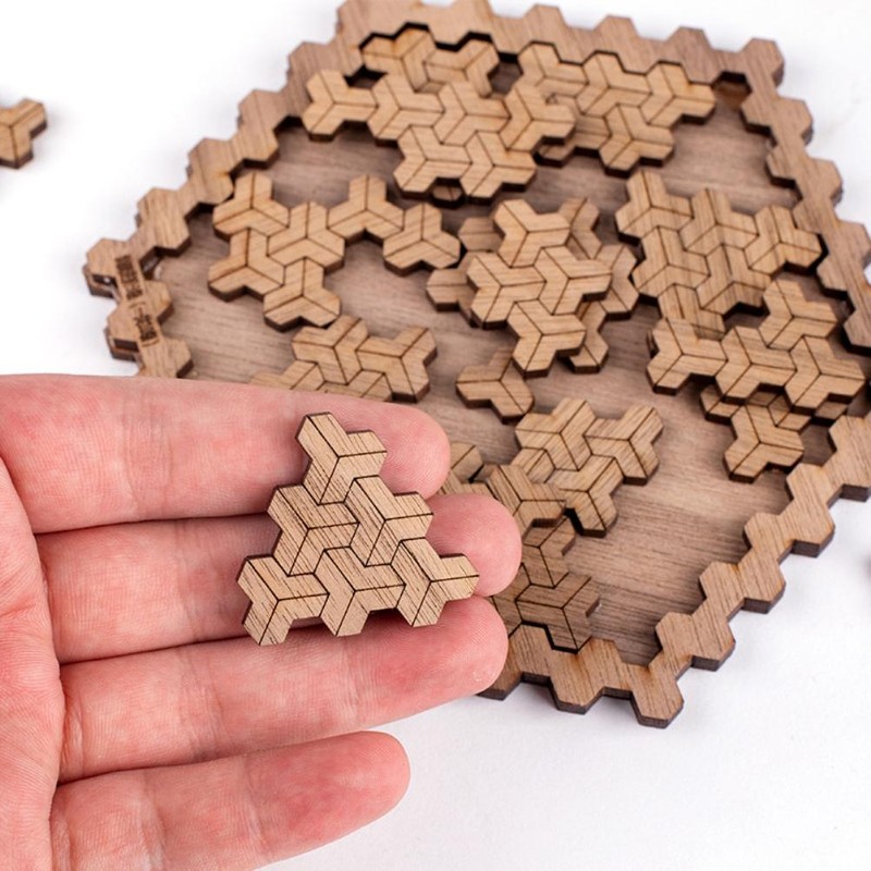 Irregular Decompression Puzzle Wooden Toys Wooden Jigsaw Puzzle Gift for