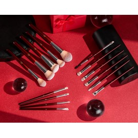 BS-MALL Makeup Brush Set Premium Synthetic Foundation Powder Concealers Eye shadows Blush Makeup Brushes with black case