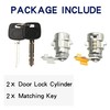 ZLPTEAM Left Right Side Door Lock Cylinder with key for