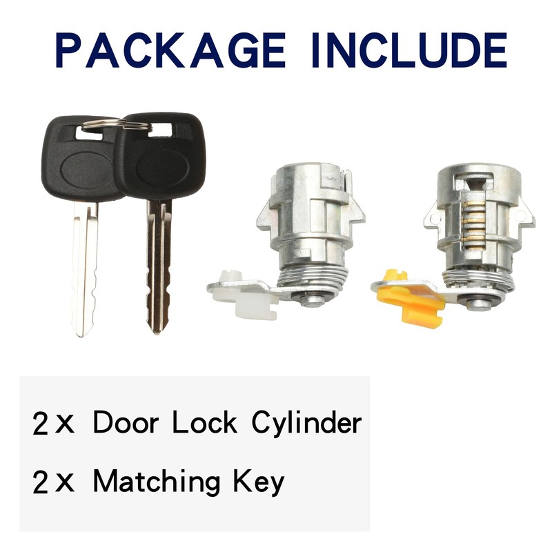 ZLPTEAM Left Right Side Door Lock Cylinder with key for
