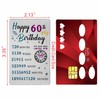 60th Birthday Card for Women Men 1964- Happy 60 Year