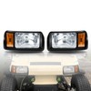 Orle Oko Halogen Headlights for 1993 Up Club Car Ds