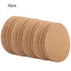 Round Cork Coasters,Unfinished Round Wood Blank Coaster Bulk for Drinks