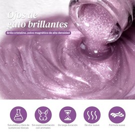 CHERIMOYA Esmalte de Uñas de Gel Ojos de Aurora Boreal 8ml