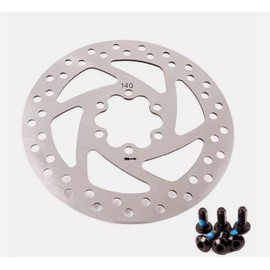 BUCKLOS 140mm 160mm 180mm 203mm Bike Disc Brake Rotor with 6 Bolts, MTB Bicycle Brakes Stainless Steel Rotors, Fit for Mountain Bike Road Bikes Ebike BMX
