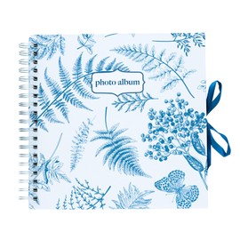 Grupo Erik Scrapbook Album Blue Nature Photo Album for Gluing 26 x 26 cm 40 Pages Photo Album for DIY White Pages Photo Album
