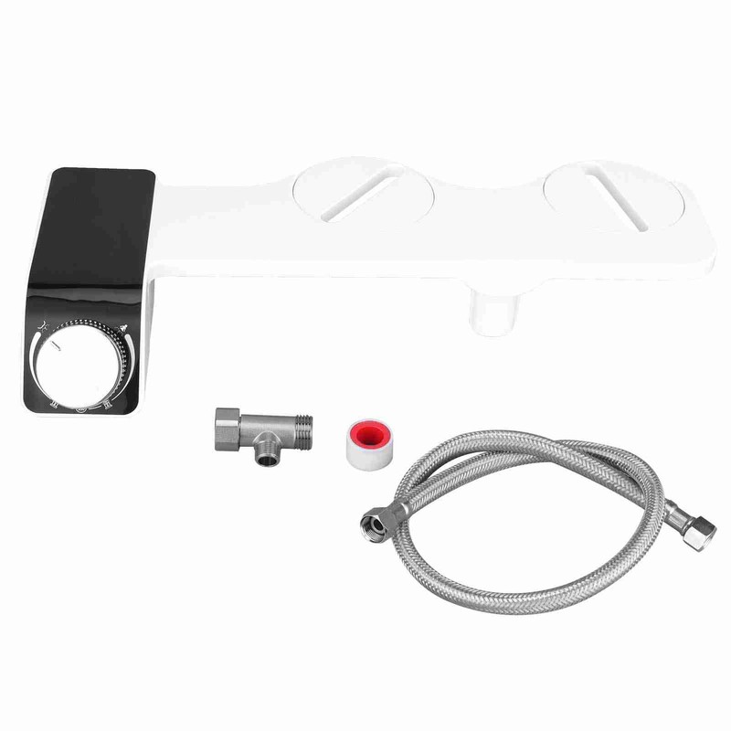 Bidet Toilet Seat Attachment NonElectric Dual Nozzle Adjustable Pressure SelfCleaning(G9/16