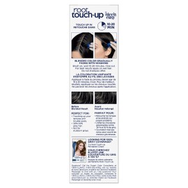 Clairol Root Touch-Up Semi-Permanent Hair Color Blending Gel, 2 Black, 1 Count
