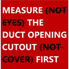 VELLEE Quiet Register Booster Fan Fits 6" x 12" (DUCT OPENING CUTOUT), 10-Speed Smart Heating Cooling AC Vent Booster Fan w/Remote Control & Thermostat Control (White) - Corded