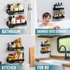 TAILI Shower Caddy Suction Cup 2 Pack,Stainless Steel Rustproof Shower