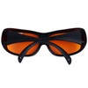 Safety Goggles 190 to 490nm Black Frame Orange Lens OD5