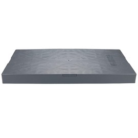 Diversitech E Lite Plastic Equipment Pad for HVAC Systems, 32" x 32" x 2", Gray (EL3232-2)