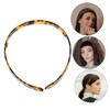 Baluue Leopard Print Headband for Women Stylish Thin Acetate Hairband