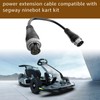 4-Prong Charger Extension Cable(8.3") for Ninebot Cable, Charging Cord Compatible